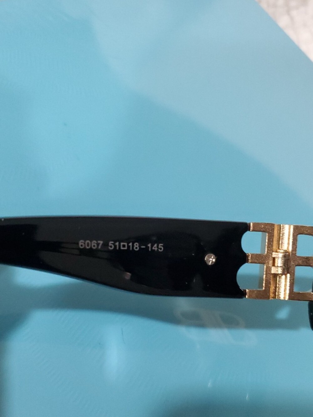 Balenciaga Black Sunglasses with Gold BB Accent - Picture 6 of 10